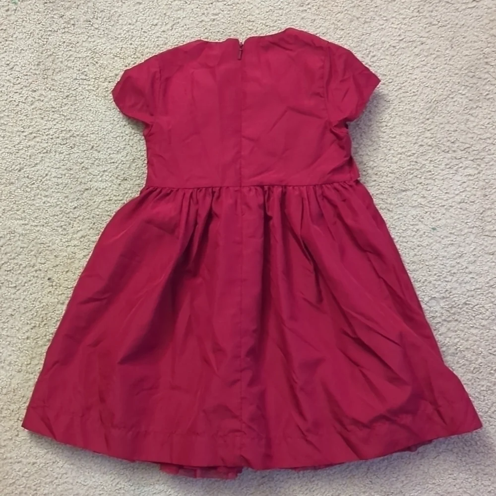 Baby Gap Red Short Sleeve Ruffle Twirl Valentine's Day Princess Dress Size 4T